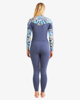 Billabong Womens 3/2mm Synergy Chest Zip Steamer Wetsuit