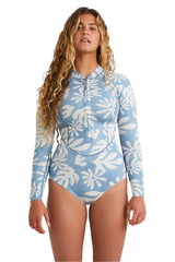 Womens Salty Dayz Light Natural Long Sleeve Springsuit