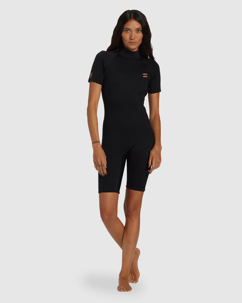 Billabong Womens 2/2mm Foil FL Short Sleeve Springsuit