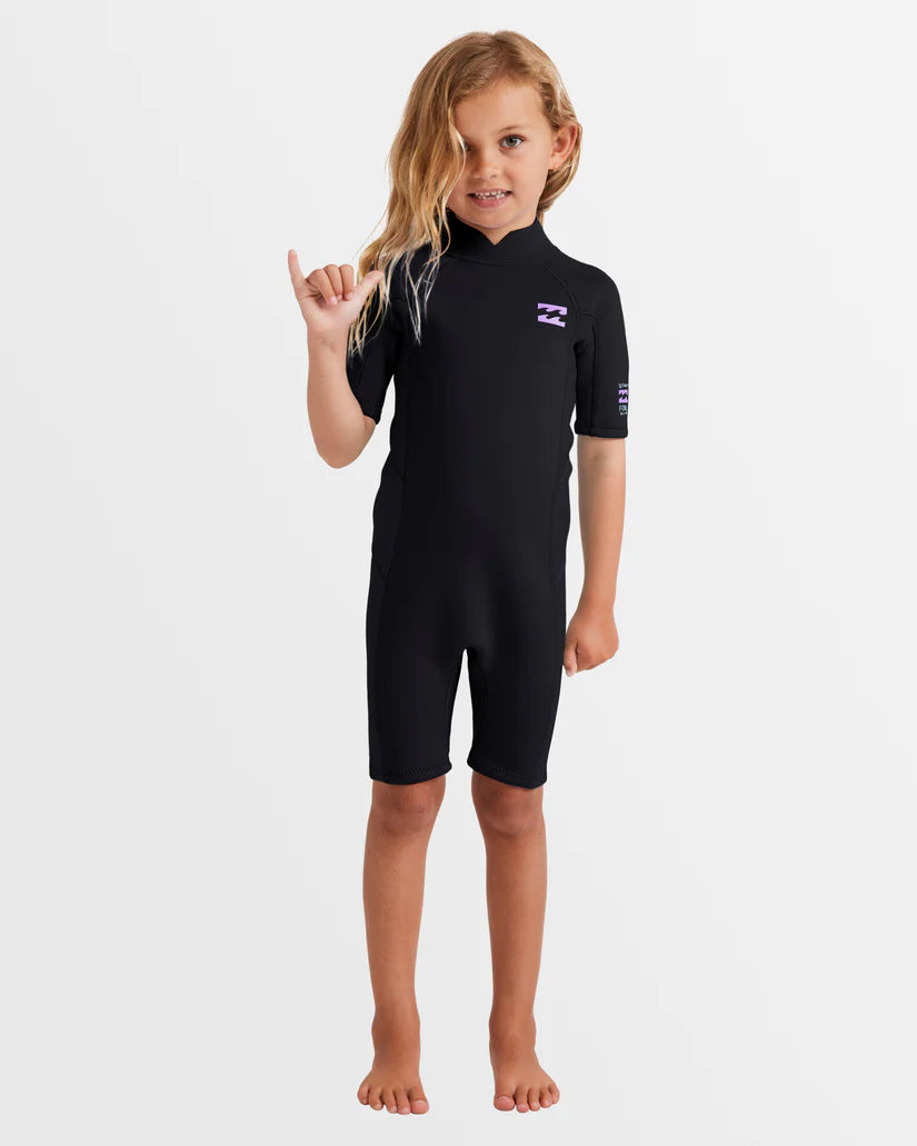 Billabong Girls (0-5) 2/2mm Foil Back Zip Springsuit