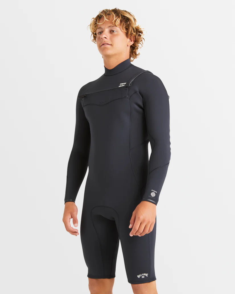 Billabong Mens 2/2mm Absolute Natural Chest Zip Long Sleeve Springsuit