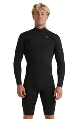 Billabong Mens Revolution Natural Chest Zip Long Sleeve Springsuit