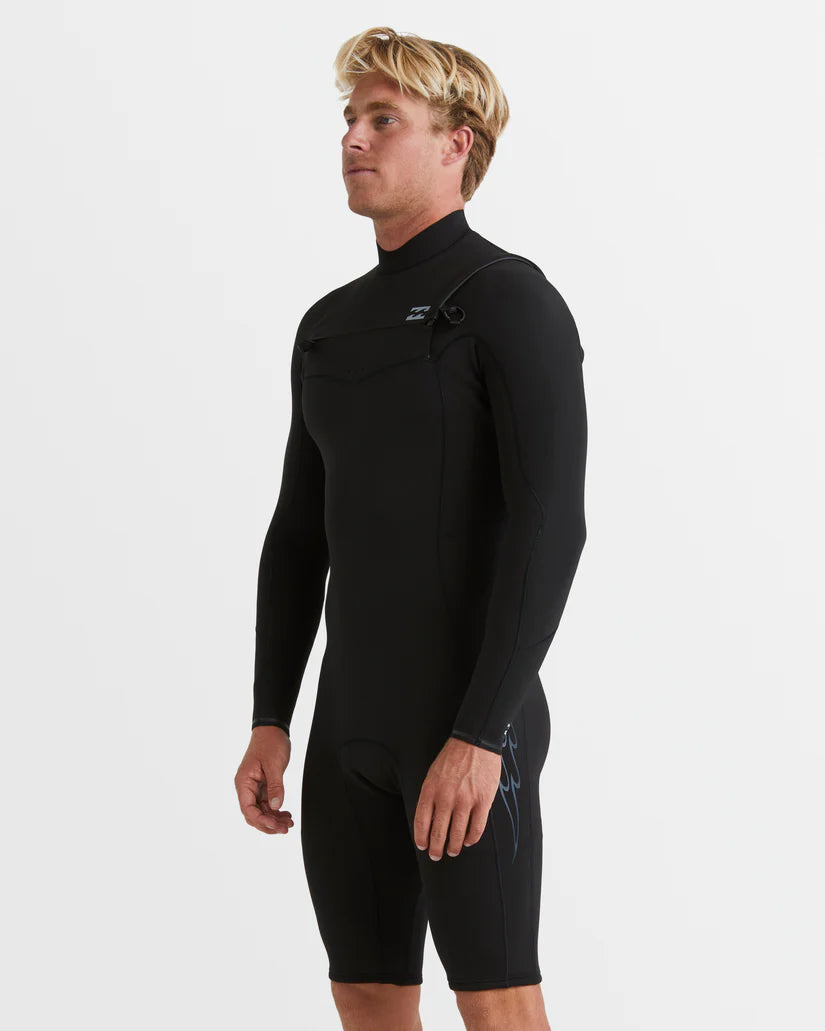 Billabong Mens Revolution Natural Chest Zip Long Sleeve Springsuit