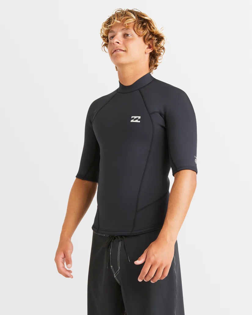 Billabong Mens Absolute Short Sleeve Surf Wetsuit Top