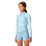 O'Neill Girls Bahia 2mm Back Zip Long Sleeve Mid Springsuit