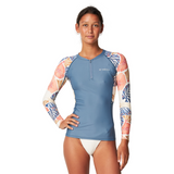 O'Neill Womens Bahia 1/4 Zip Long Sleeve Rash Vest