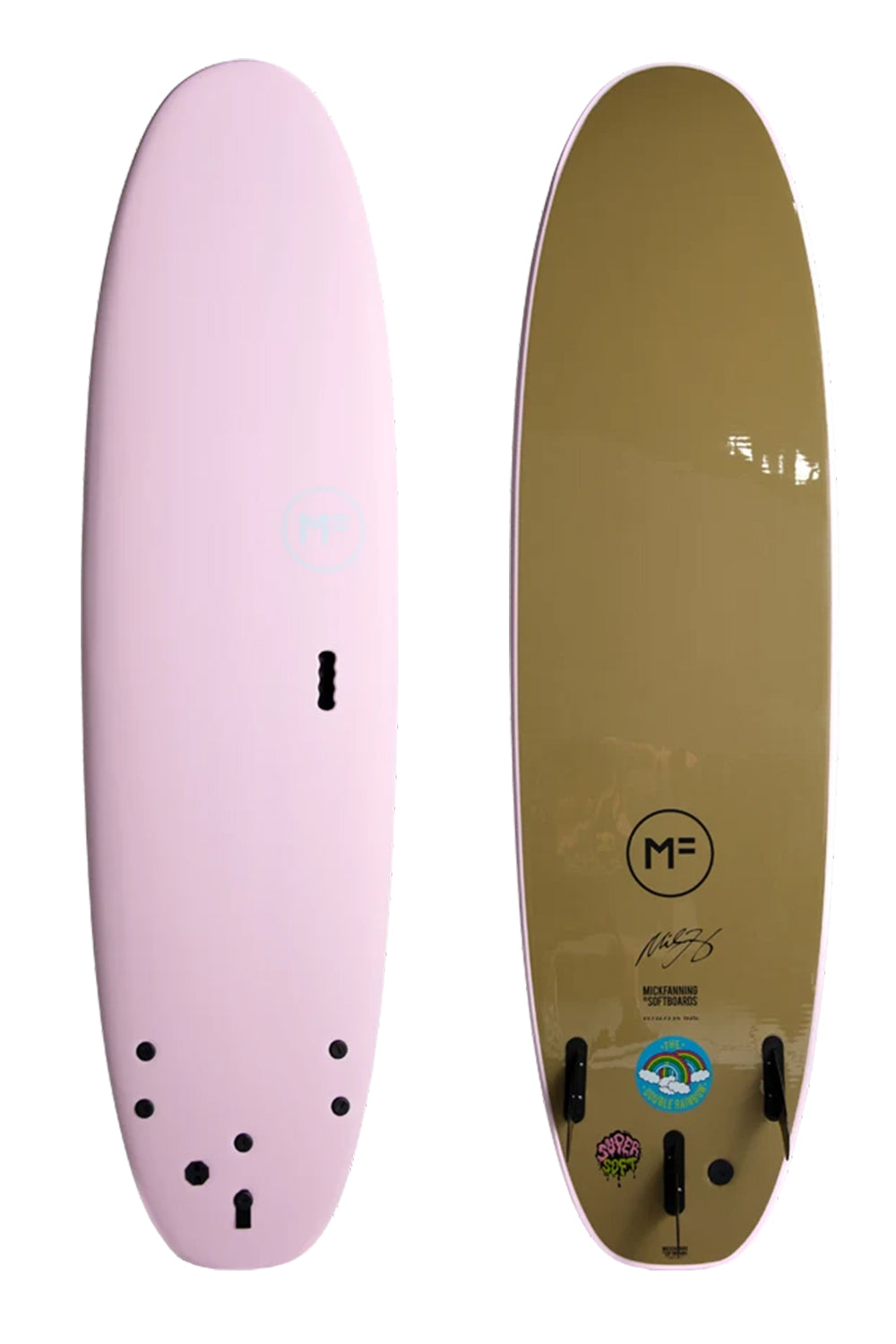 Mick Fanning Softboards Supersoft Double Rainbow Softboard - Fins Included