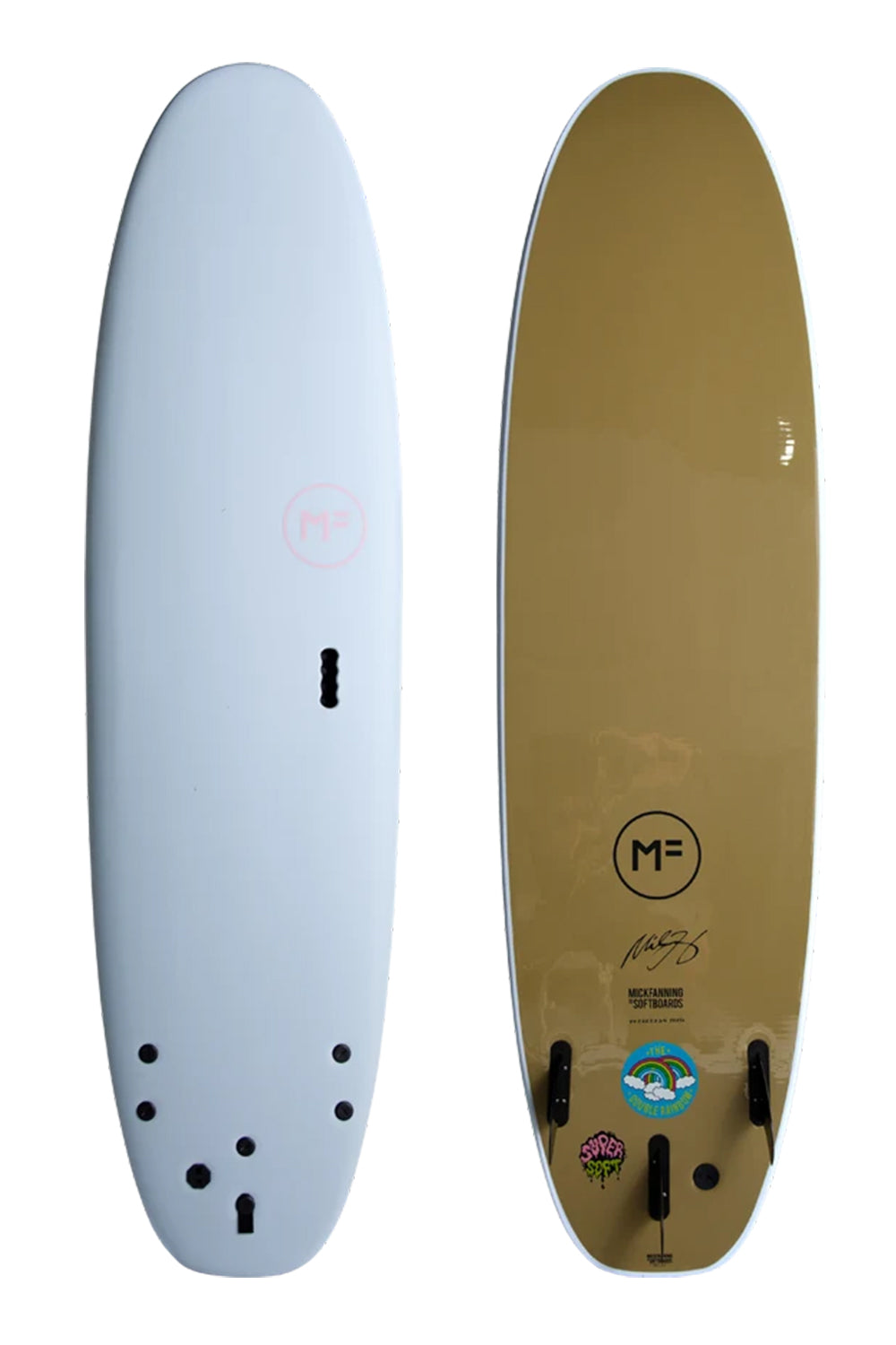 Mick Fanning Softboards Supersoft Double Rainbow Softboard - Fins Included