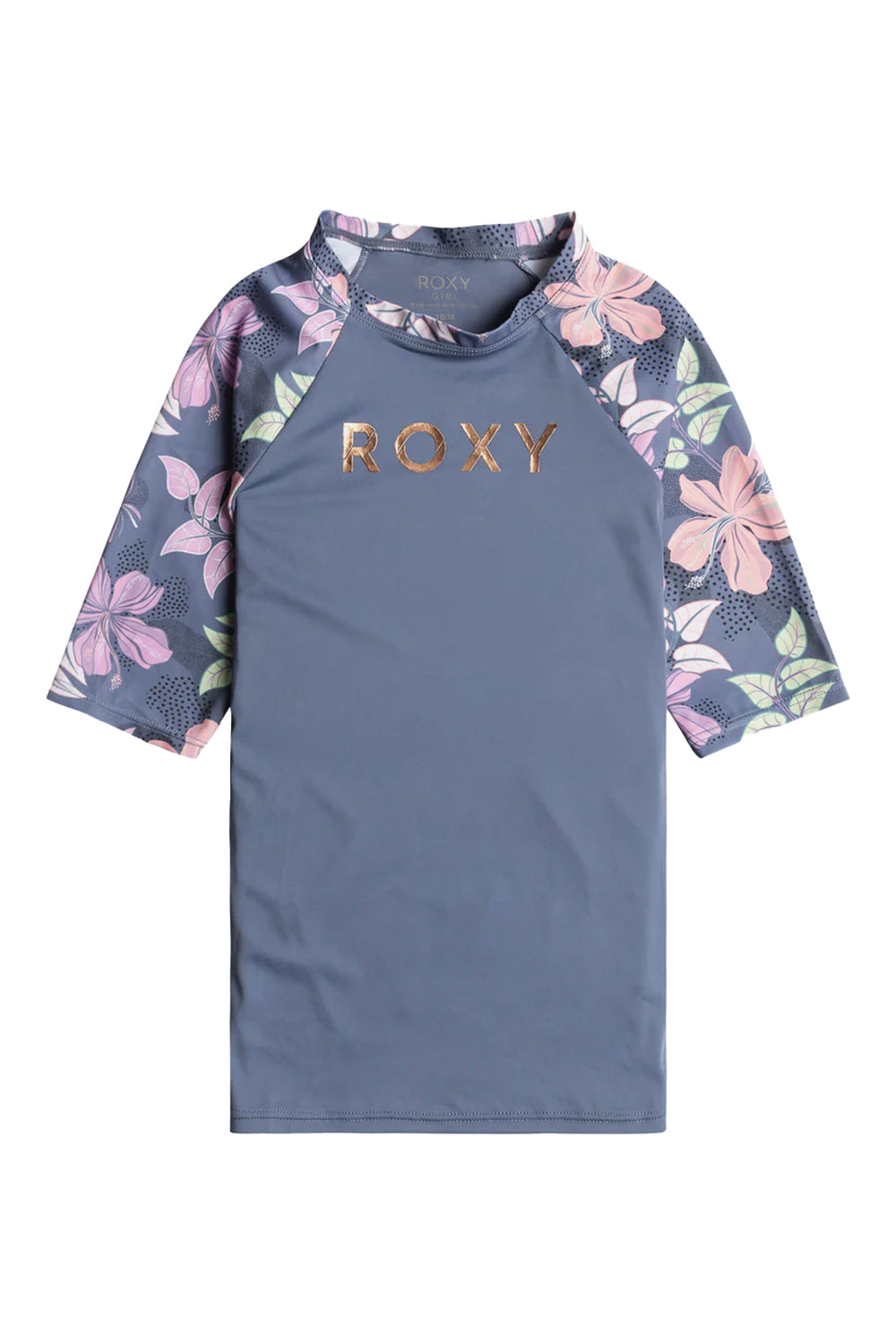 ROXY Girls (8-16) Hidden Garden Short Sleeve UPF 50 Surf T-Shirt