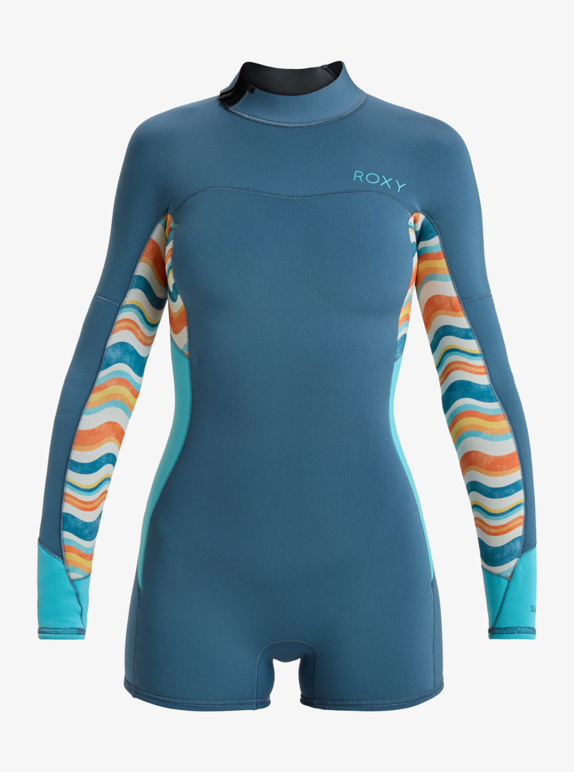 ROXY Womens 2mm Swell Series Long Sleeve Back Zip Springsuit