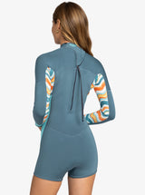 ROXY Womens 2mm Swell Series Long Sleeve Back Zip Springsuit