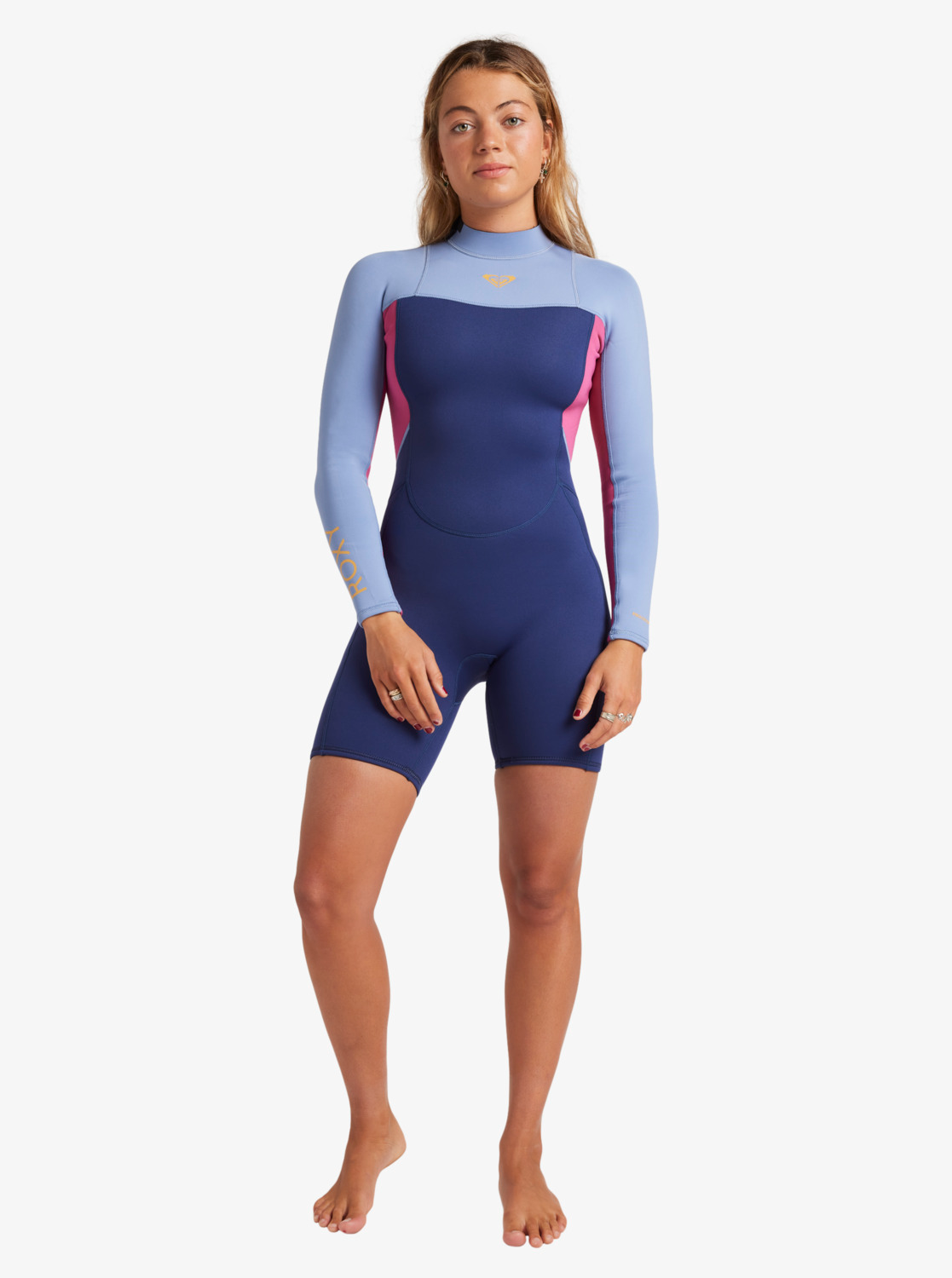 ROXY Womens 2/2mm Prologue Back Zip Long Sleeves Springsuit