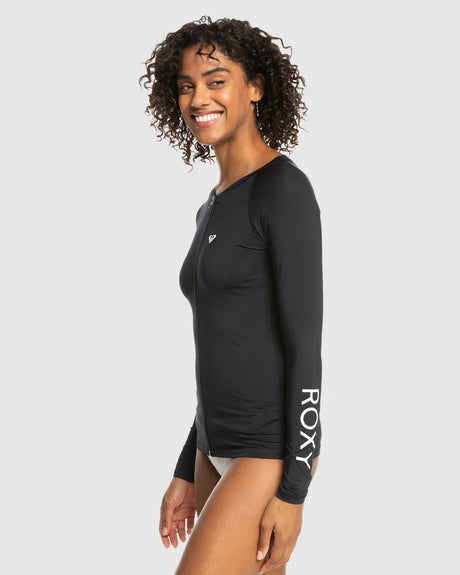 ROXY Womens New Essentials Longsleeve Zipped Lycra