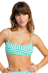 ROXY Womens Party Wave Bralette Bikini Top