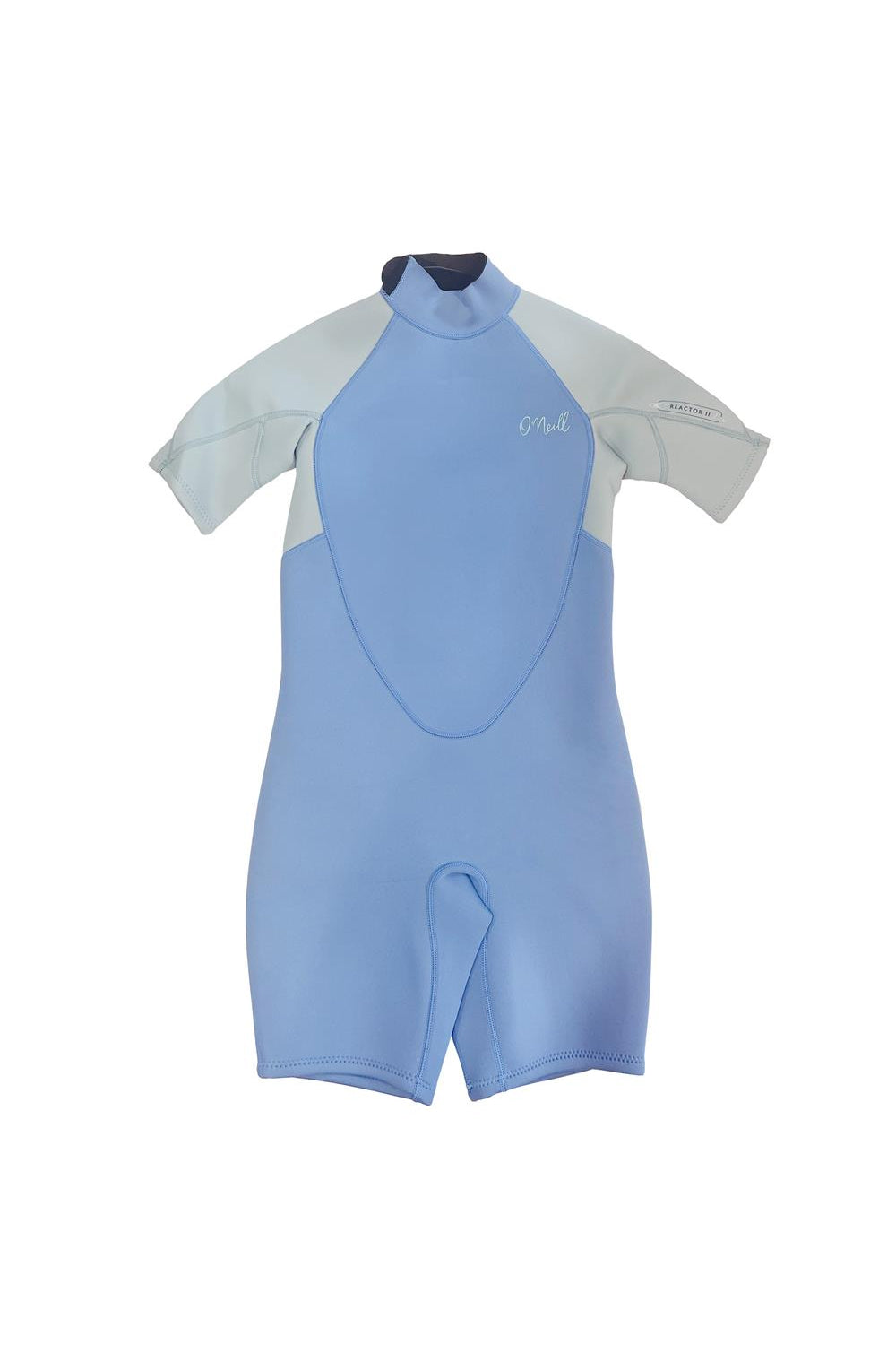 O'Neill Girls Reactor 2 Back Zip 2mm Short Sleeve Springsuit