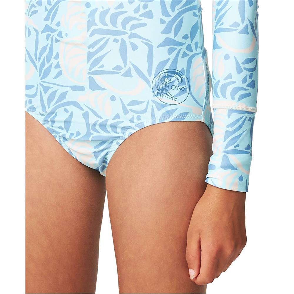 O'Neill Girls Bahia Lycra Back Zip Long Sleeve Surfsuit