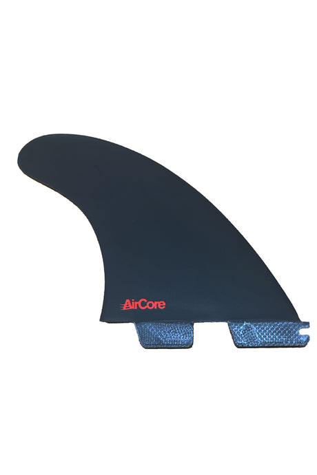 FCS 2 Sharpeye PC Tri Quad Fin Set - Black/White