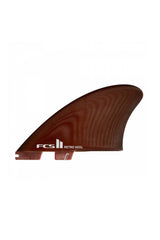 FCS2 Retro Keel PG Twin Fin Set - Red