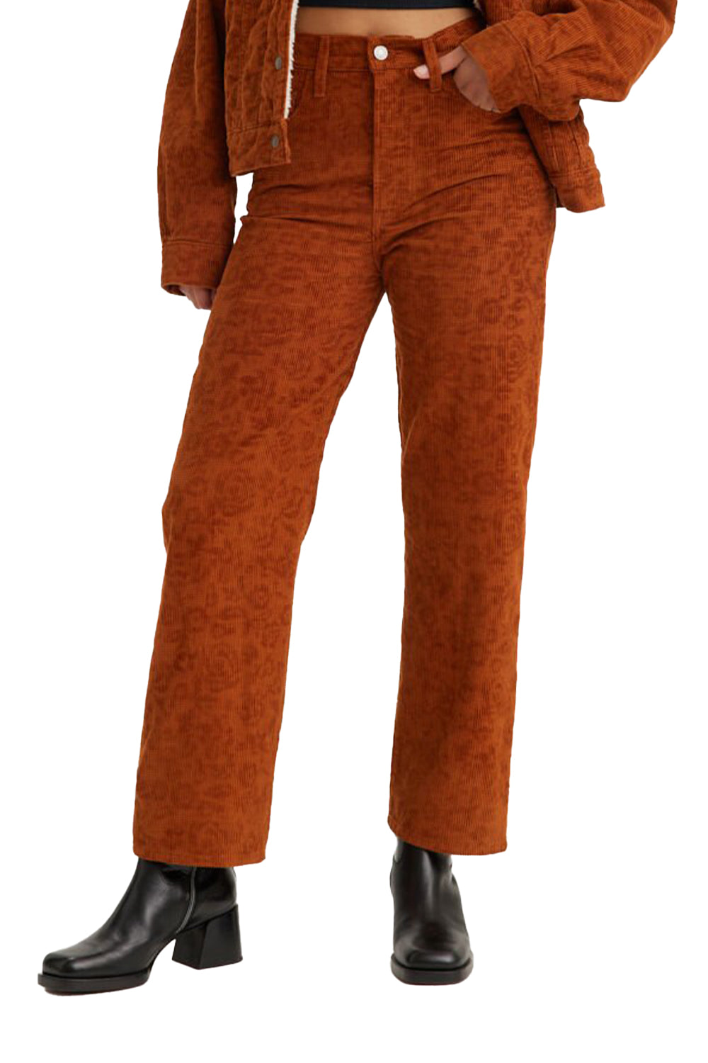 Ribcage wide leg corduroy pants online