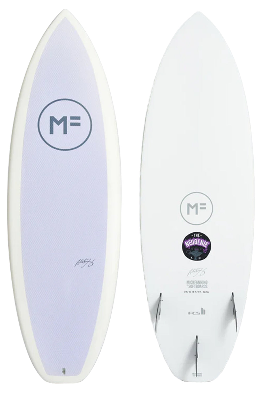 Mick Fanning MF Neugenie Epoxy Pro Softboard - Fins Included