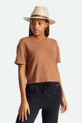 Brixton Messer Straw Fedora