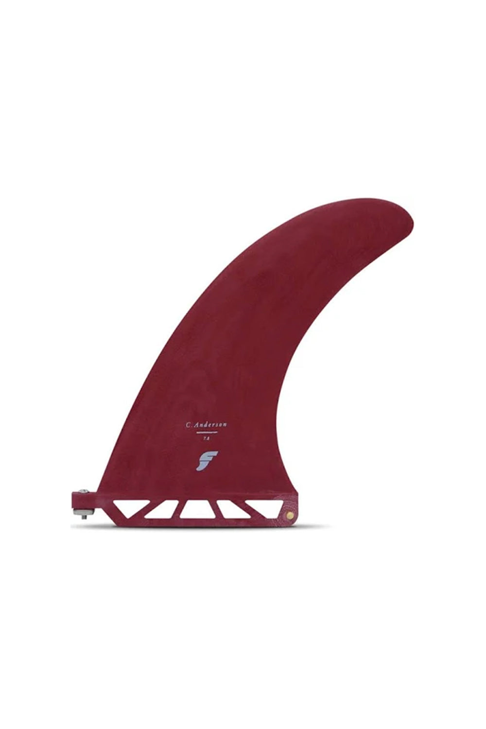 Futures Ando 7.8" Fiberglass Single Fin - Burgundy