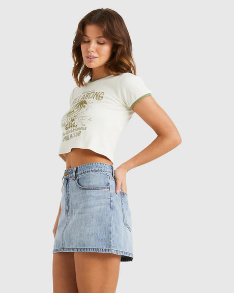 Billabong Womens Frankie Mini Denim Skirt