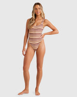 Billabong Womens Beach Waves Square Tanker One Piece