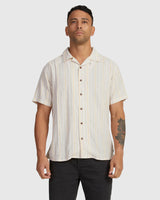 RVCA Mens Beat Stripe Shirt