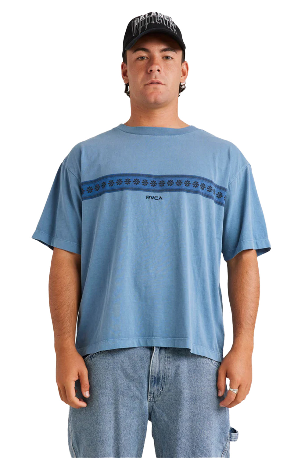 RVCA Mens Dazed Stripe T-Shirt