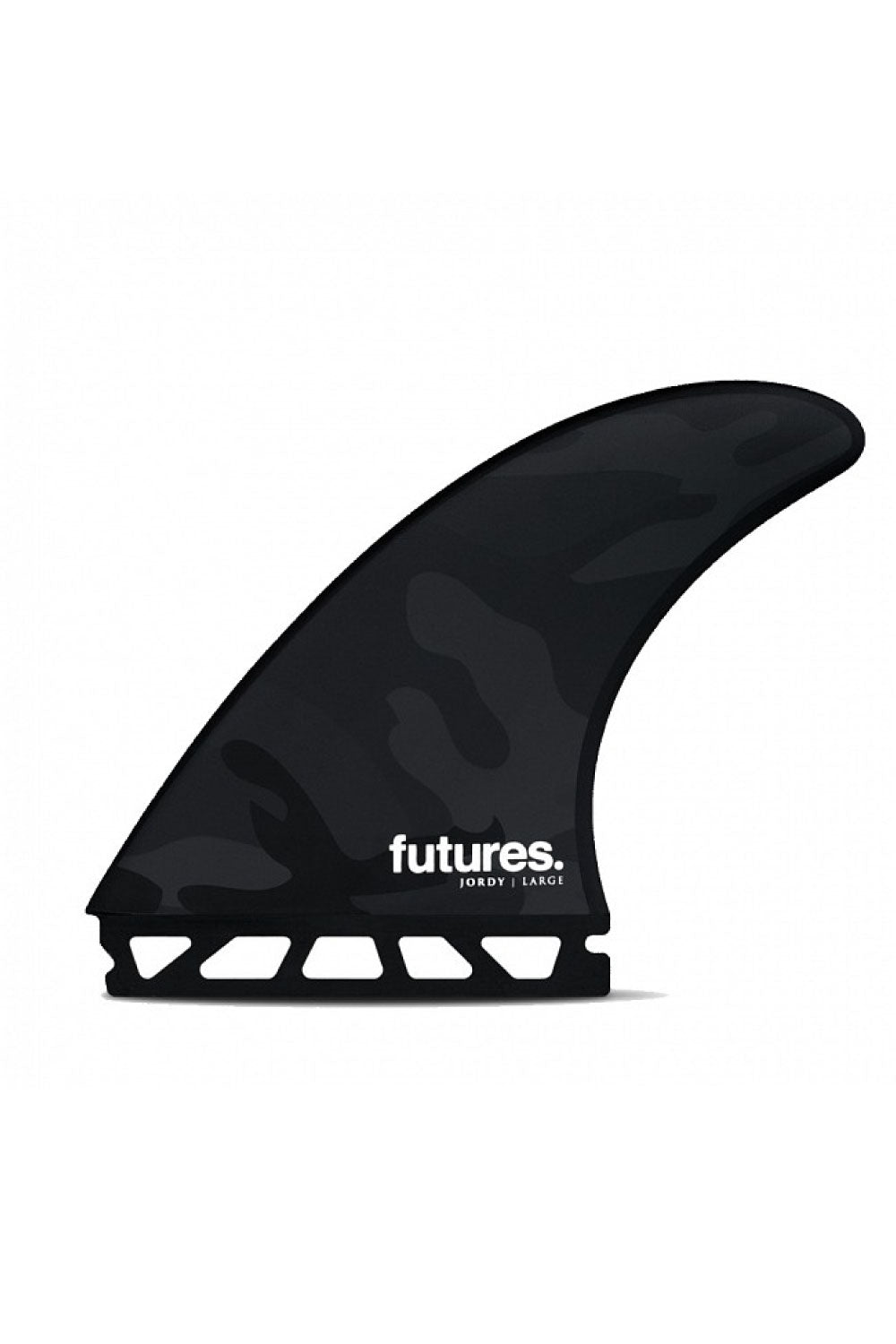 Futures Fins Jordy Smith Large HC Tri Fin Set - Black/White