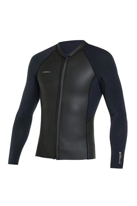 O'Neill Men's Hyperfreak 2mm Front Zip Long Sleeve Wetsuit Jacket