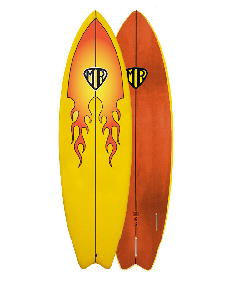 Ocean & Earth MR Epoxy Super Twin Softboard - Comes with fins