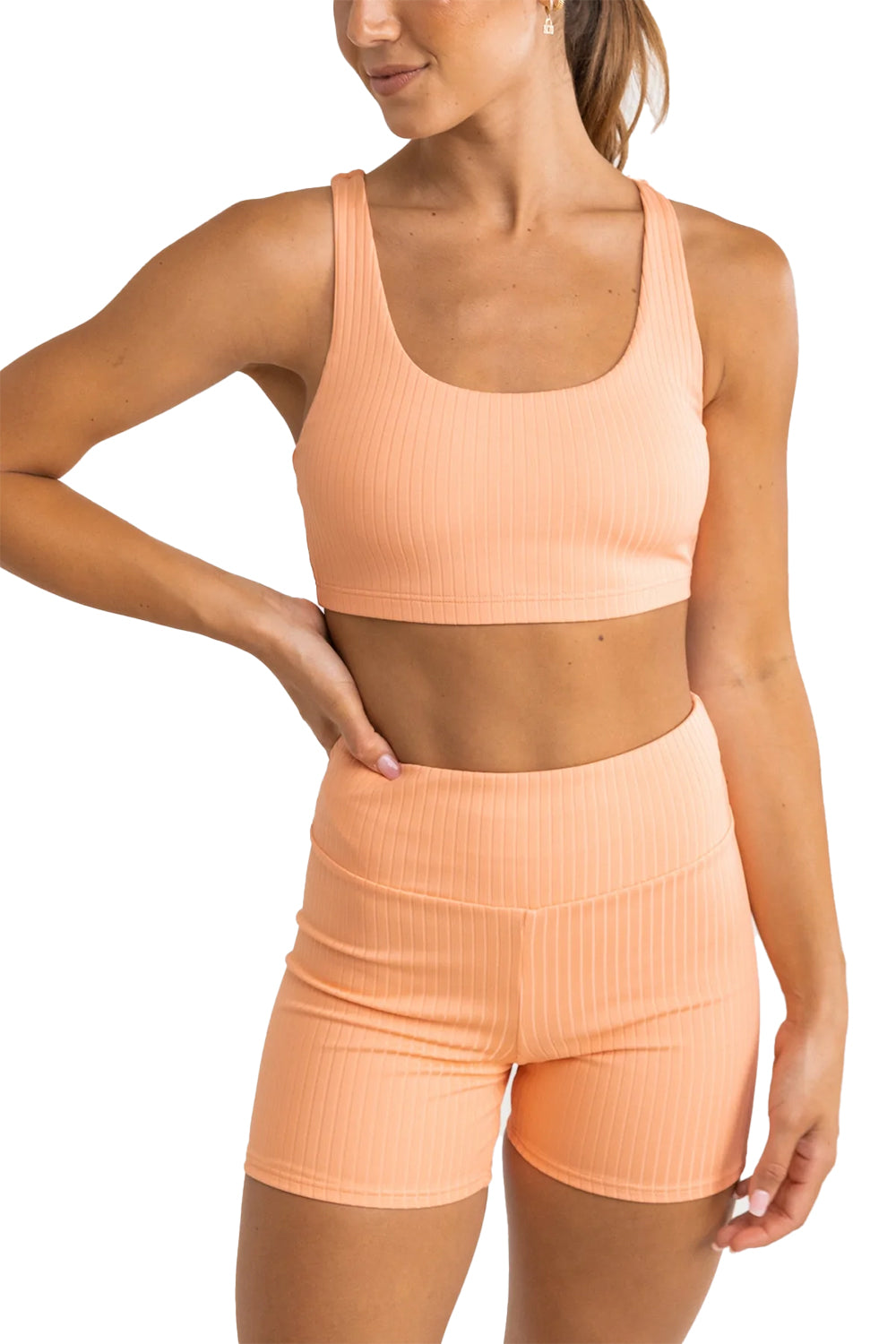 Rhythm Women's Elle Ribbed Crop Top