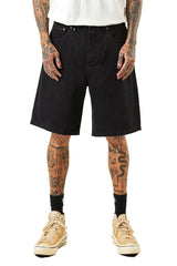 Afends Mens Lil C Organic Denim Baggy Shorts | Sanbah Australia