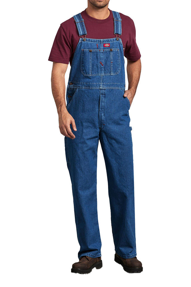 Dickies Stonewashed Indigo Bib Overalls