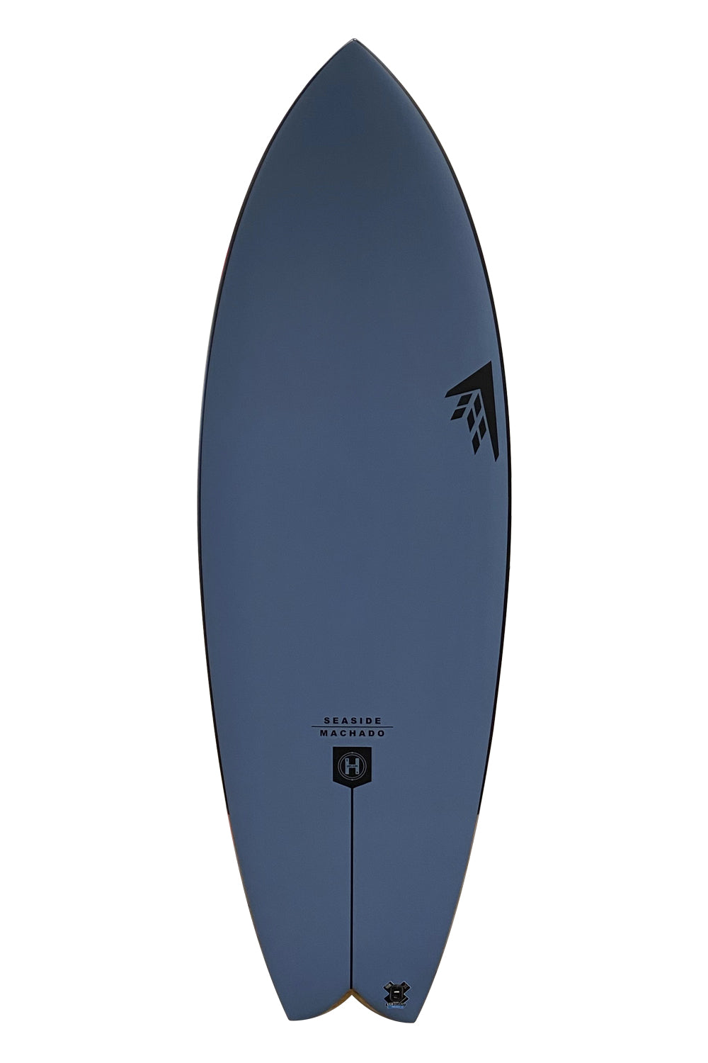 Seaside fish deals surfboard