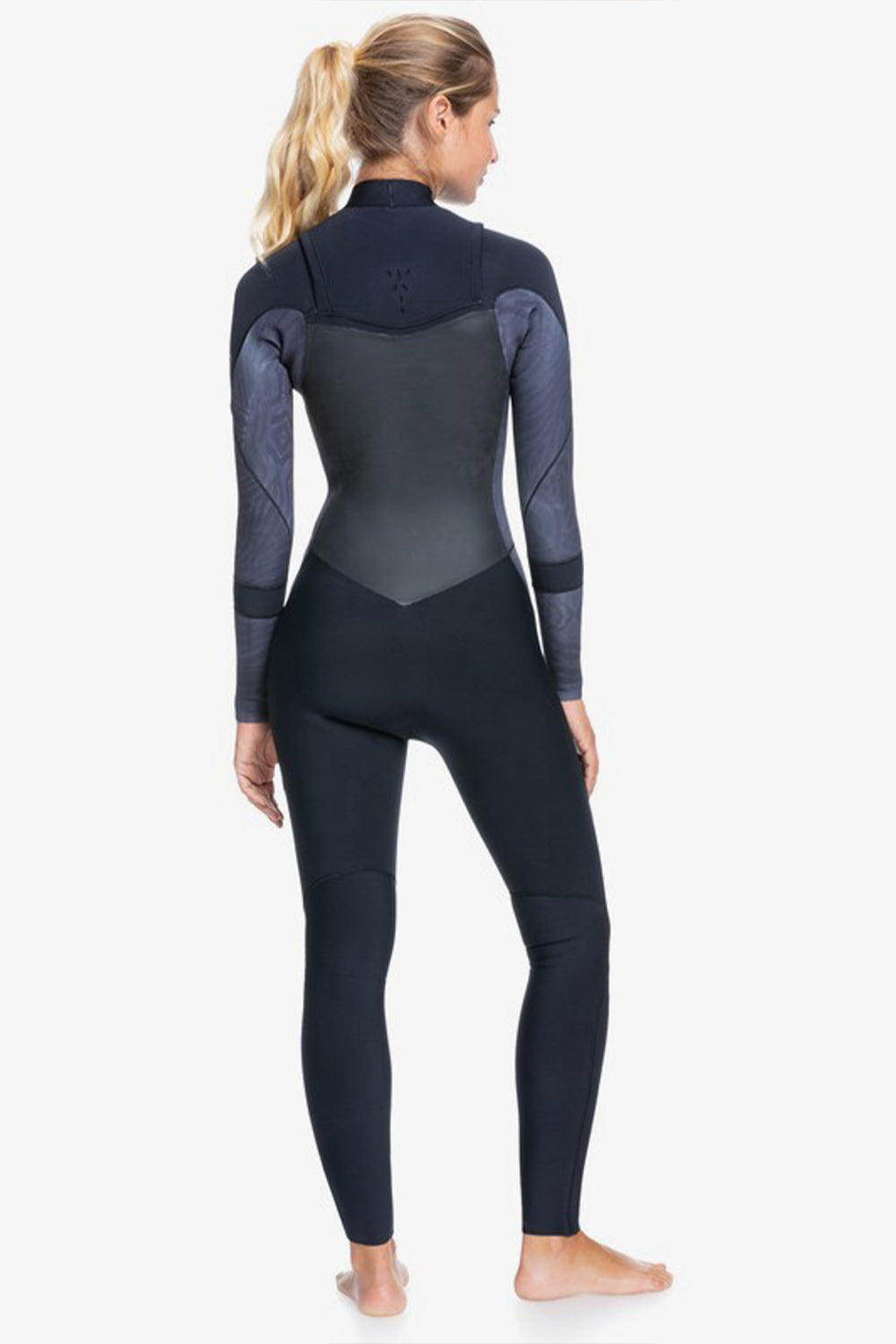 Roxy Wetsuits | Roxy Womens 3/2mm Syncro Chest Zip Wetsuit - Jet/Black