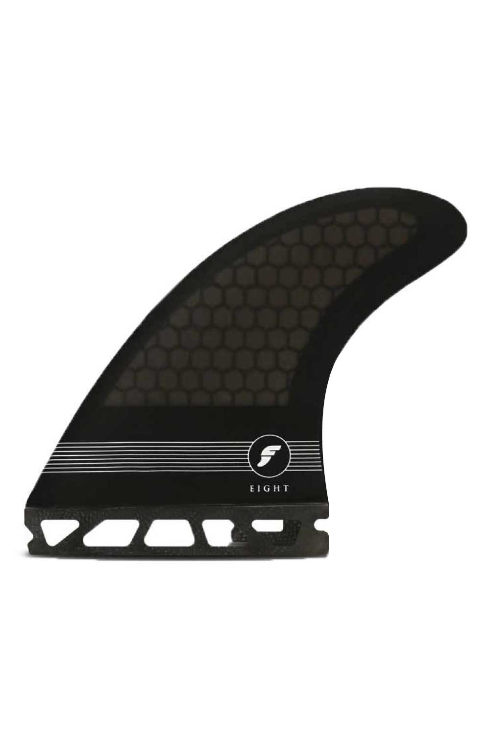 Futures Fins F8 HC Tri-Quad Fin Set Smoke/Black/White